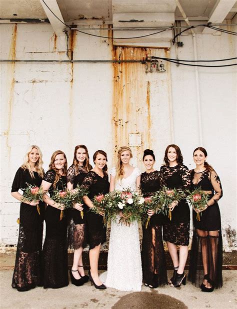 boho bridesmaid dresses black.